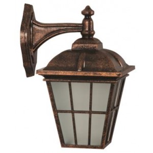 COPPER COLOR WALL GARDEN sconce 25 x 20 CM LOAD: 33 CM